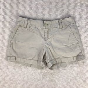 Ann Taylor LOFT Khaki Shorts Size 0 Tan